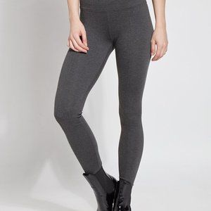 Lysse Signature Center Seam Charcoal Leggings